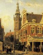 unknow artist European city landscape, street landsacpe, construction, frontstore, building and architecture. 312 USA oil painting reproduction